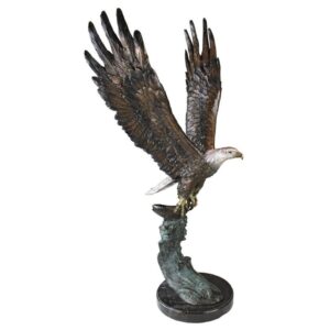 design-toscano-majestic-eagle-cast-bronze-garden-statue-kw56604