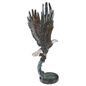 design-toscano-majestic-eagle-cast-bronze-garden-statue-kw56604