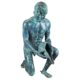 Design Toscano Man with Shell Cast Bronze Piped Garden Statue SU9205 - Image 3