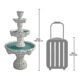 design-toscano-medici-lion-four-tier-fountain-antique-stone-finish-ky2072