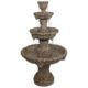 design-toscano-medici-lion-four-tier-fountain-brown-stone-finish-ky2037