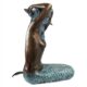 Design Toscano Mermaid of the Isle of Capri Piped Bronze Garden Statue: Large SU4030 - Image 3