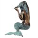 Design Toscano Mermaid of the Isle of Capri Piped Bronze Garden Statue: Large SU4030 - Image 4