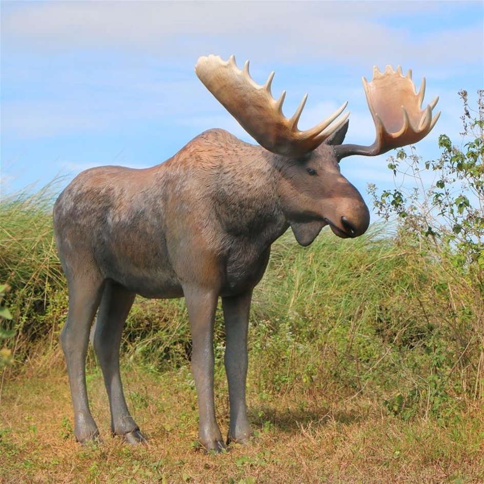 images Design Toscano North American Majestic Moose Full Scale Animal Statue NE170211 - Image 1