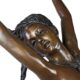 Design Toscano Nymph Dancing on Lilies Cast Bronze Garden Statue KW29420 - Image 4
