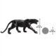 Design Toscano Panther Predator Black Jaguar Cast Bronze Garden Statue PB1194 - Image 5