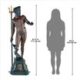 Design Toscano Poseidon God of the Sea Cast Bronze Garden Statue DD3123 - Image 4