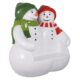Design Toscano Powder Pals Holiday Snowman Photo Op Sculptural Bench NE160250 - Image 2