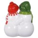 Design Toscano Powder Pals Holiday Snowman Photo Op Sculptural Bench NE160250 - Image 5