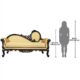 Design Toscano Rossetti Victorian Salon Sofa Couch AF51699 - Image 6