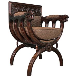 design-toscano-san-lorenzo-renaissance-cross-frame-chair-af51248