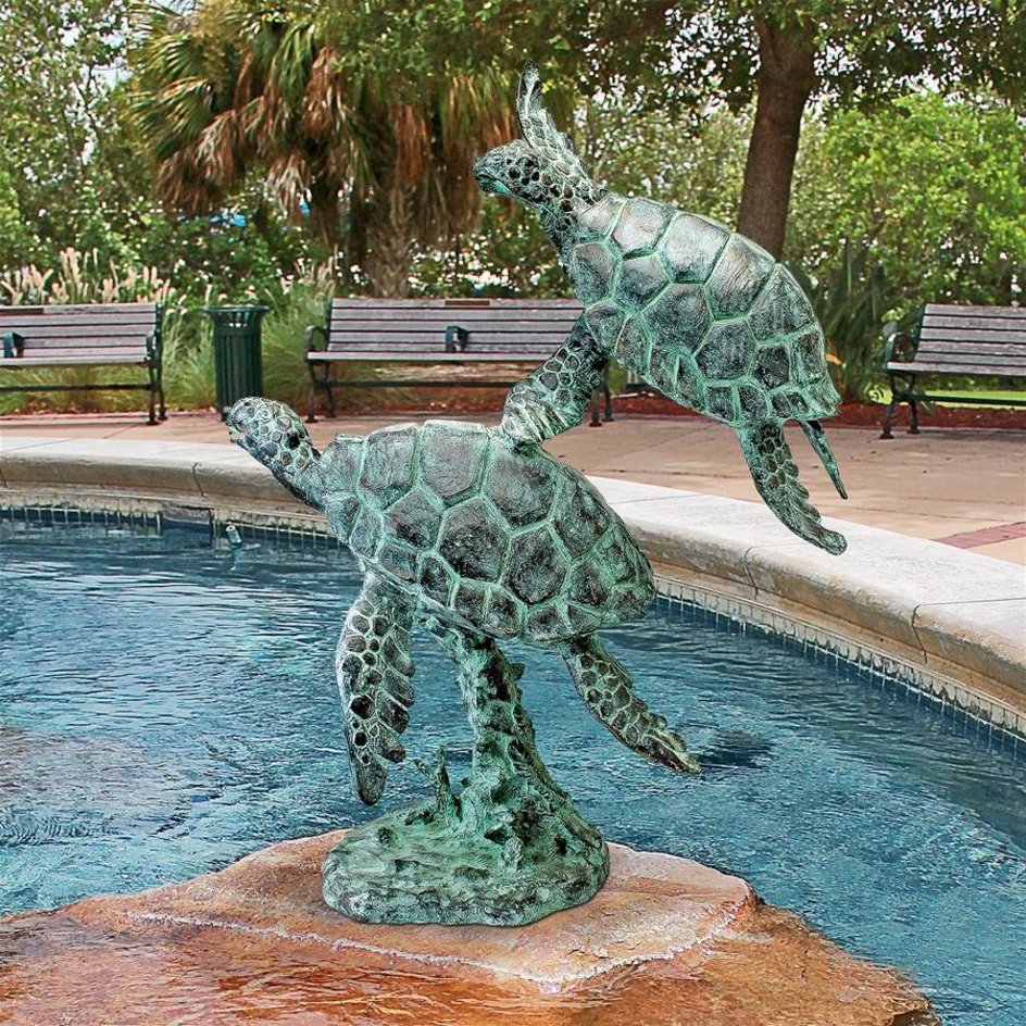 images design-toscano-sea-turtles-bronze-garden-statue-pk2219