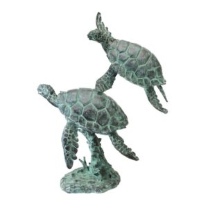 design-toscano-sea-turtles-bronze-garden-statue-pk2219