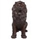 Design Toscano Sentinel Lion Cast Bronze Garden Statue: Left DK25051 - Image 2