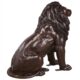 Design Toscano Sentinel Lion Cast Bronze Garden Statue: Left DK25051 - Image 3