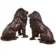 Design Toscano Sentinel Lion Cast Bronze Garden Statue: Set of Two DK92505 - Image 3