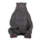 Design Toscano Sitting Pretty Oversized Black Bear Statue with Paw Seat NE867226 - Image 2