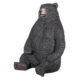 Design Toscano Sitting Pretty Oversized Black Bear Statue with Paw Seat NE867226 - Image 3