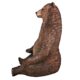 Design Toscano Sitting Pretty Oversized Brown Bear Statue with Paw Seat NE130011 - Image 11