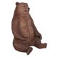 Design Toscano Sitting Pretty Oversized Brown Bear Statue with Paw Seat NE130011 - Image 3