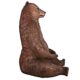 Design Toscano Sitting Pretty Oversized Brown Bear Statue with Paw Seat NE130011 - Image 4