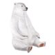Design Toscano Sitting Pretty Oversized Polar Bear Statue with Paw Seat NE130086 - Image 2