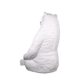Design Toscano Sitting Pretty Oversized Polar Bear Statue with Paw Seat NE130086 - Image 6