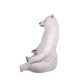 Design Toscano Sitting Pretty Oversized Polar Bear Statue with Paw Seat NE130086 - Image 8