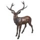 Design Toscano Standing Deer Buck Cast Bronze Garden Statue PB1096 - Image 2
