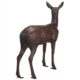 Design Toscano Standing Doe Deer Cast Bronze Garden Statue DK26832 - Image 3