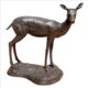 Design Toscano Standing Mother Doe and Baby Fawn Deer Bronze Garden Statue Set AS9223681 - Image 3