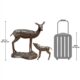 Design Toscano Standing Mother Doe and Baby Fawn Deer Bronze Garden Statue Set AS9223681 - Image 7