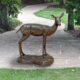 Design Toscano Standing Mother Doe Deer Cast Bronze Garden Statue AS223681