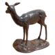 Design Toscano Standing Mother Doe Deer Cast Bronze Garden Statue AS223681 - Image 3