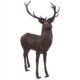 Design Toscano Standing Stag Deer Cast Bronze Garden Statue DK26831