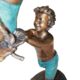 Design Toscano Swinging Children Solid Cast Bronze Garden Statue PN7538 - Image 3