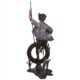 Design Toscano Swinging Tommy on His Tire Cast Bronze Garden Statue DK1982 - Image 4