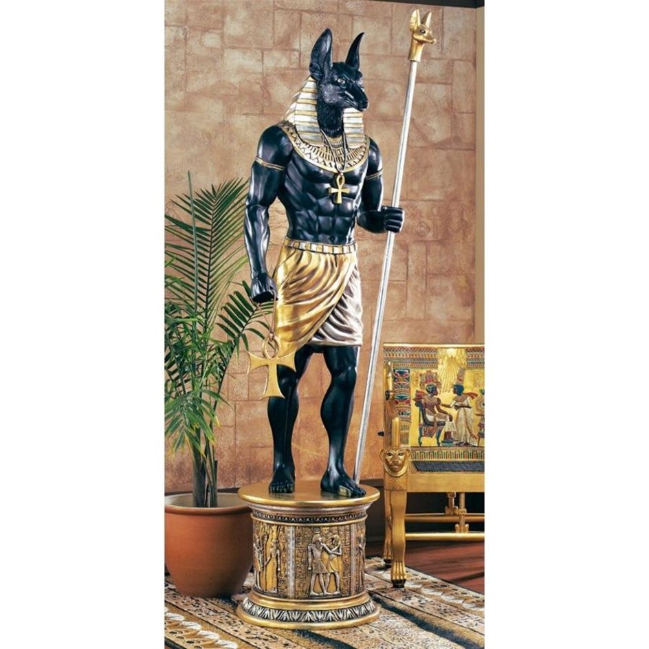 images design-toscano-the-egyptian-grand-ruler-collection-life-size-anubis-statue-atop-a-temple-column-mount-ne23262
