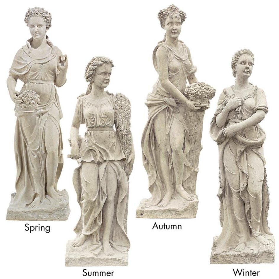 images Design Toscano The Four Goddesses of the Seasons Statue: All Four Season Statues NE490060 - Image 1