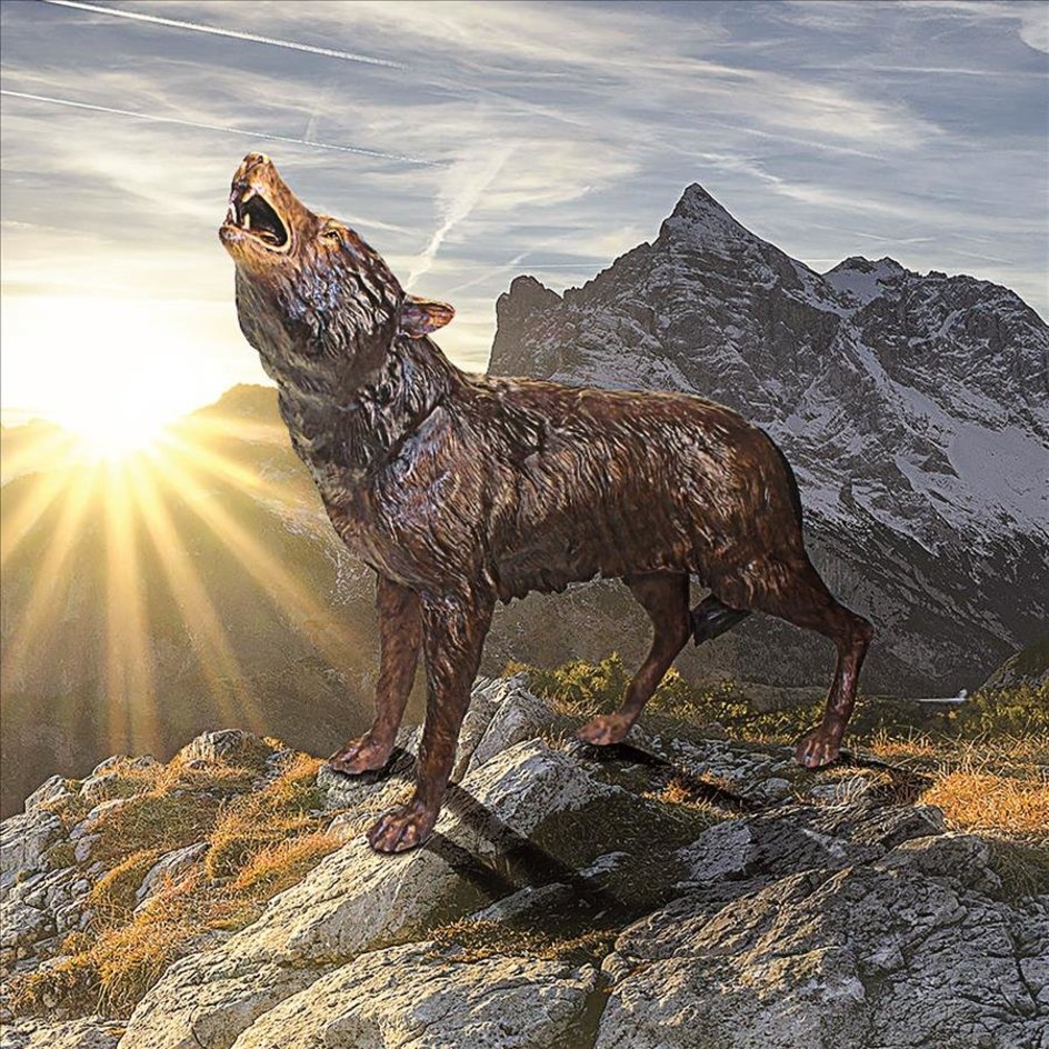 images design-toscano-the-howl-of-the-wild-wolf-cast-bronze-garden-statue-kw94082