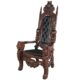 Design Toscano The Lord Raffles Lion Leather Throne Chair AF51207 - Image 2