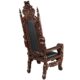 Design Toscano The Lord Raffles Lion Leather Throne Chair AF51207 - Image 4