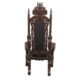 Design Toscano The Lord Raffles Lion Leather Throne Chair AF51207 - Image 7