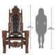Design Toscano The Lord Raffles Lion Leather Throne Chair AF51207 - Image 8