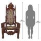 Design Toscano The Lord Raffles Lion Throne Chair AF1038 - Image 7