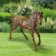Design Toscano Trotting Thoroughbred Horse Cast Bronze Garden Statue AS23232