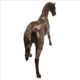 Design Toscano Trotting Thoroughbred Horse Cast Bronze Garden Statue AS23232 - Image 4