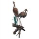 Design Toscano Two Herons on a Log Cast Bronze Garden Statue PN6805 - Image 4