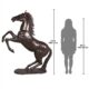 Design Toscano Unbridled Spirit, Rearing Horse Cast Bronze Garden Statue DK1997 - Image 4