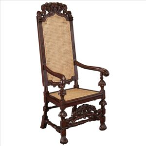 design-toscano-william-and-mary-mahogany-armchair-each-af1554